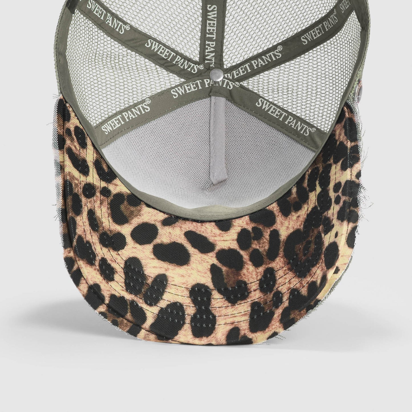 Casquette sweet kaki léopard
