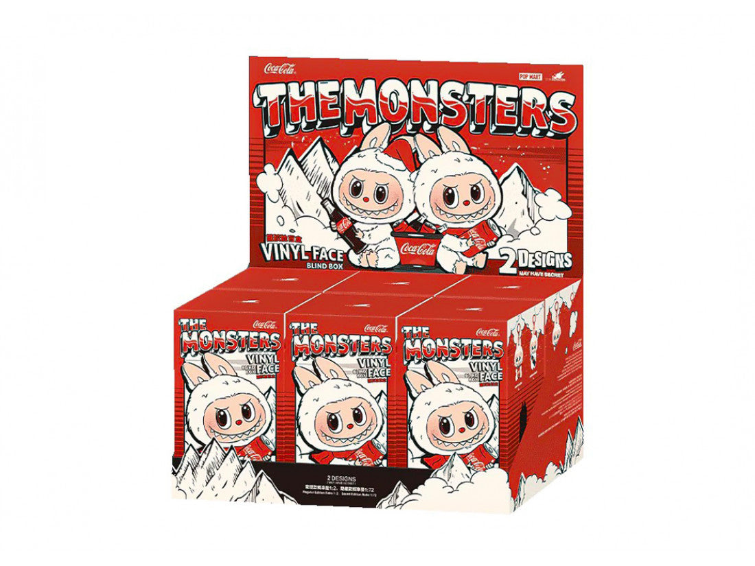 Pop Mart Labubu The Monsters Coca Cola Series Vinyl Face Sealed Case (à l'unité)