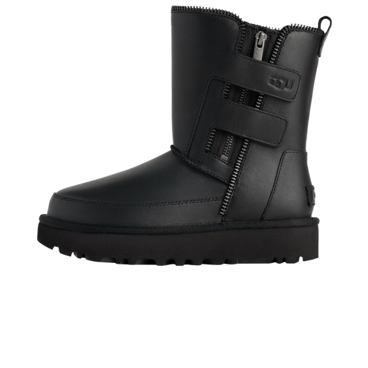 UGG Classic Short Moto Boot Black