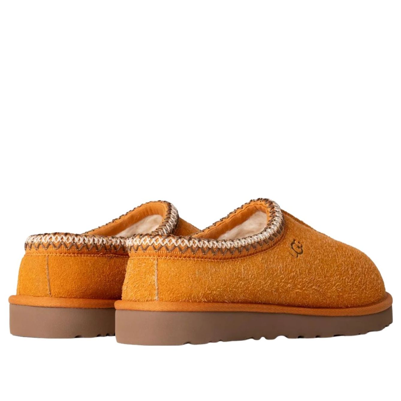 UGG Tasman Shaggy Suede Slipper Dark Apricot