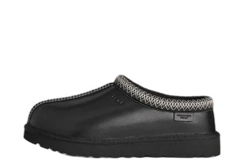 UGG Tasman LTHR Regen Slipper Black (Women's)