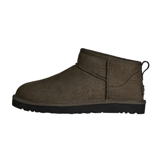 UGG Classic Ultra Mini Embossed Boot Dense Smoke