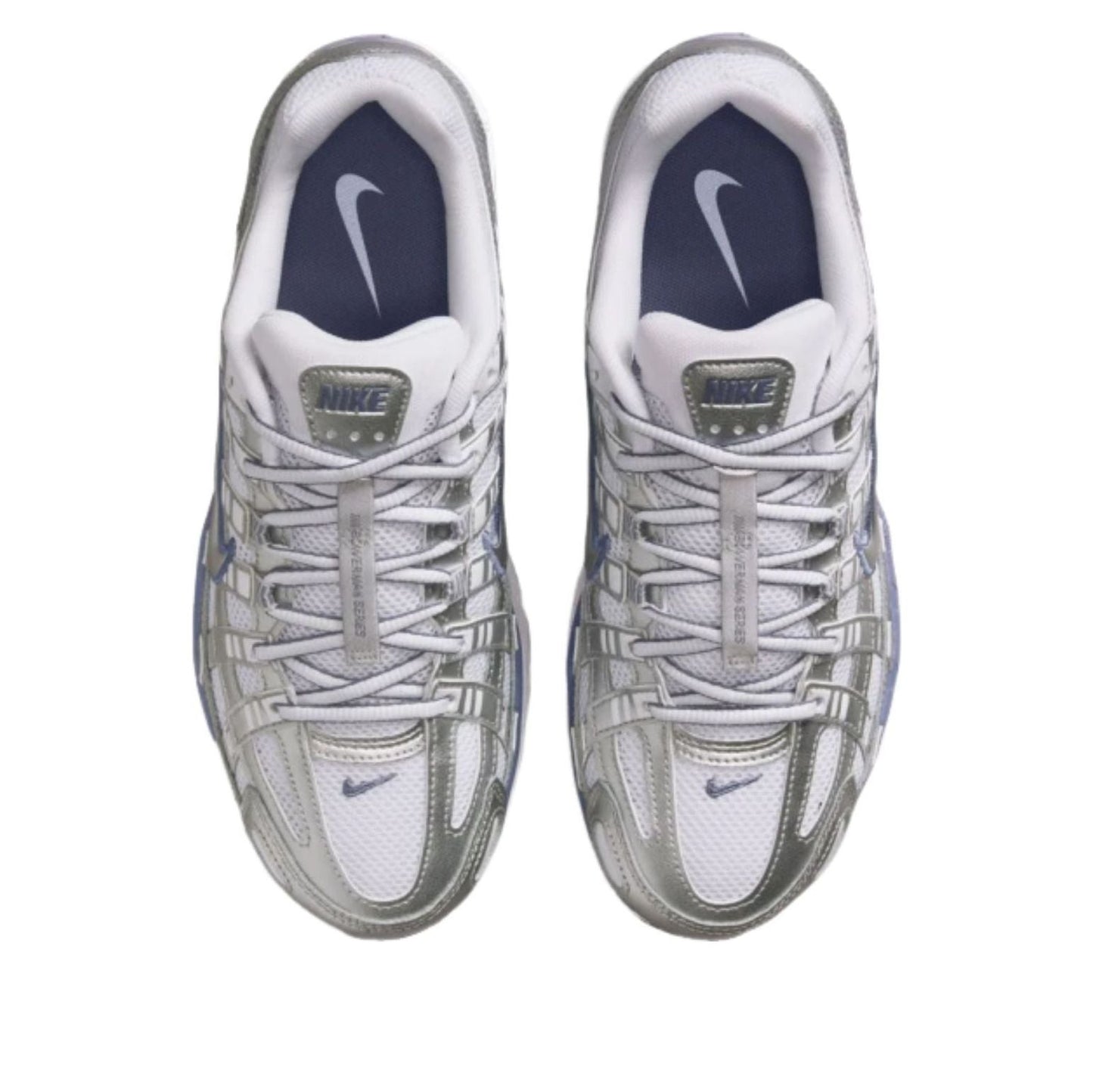 Nike P-6000 Metallic Silver World Indigo