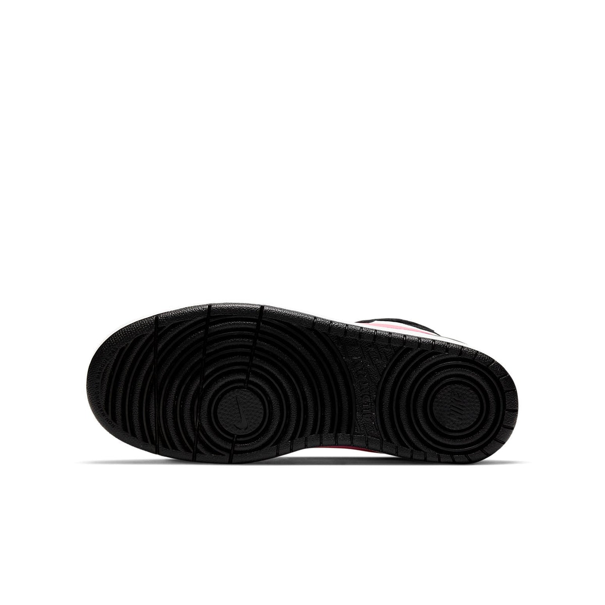Nike Court Borough Mid 2 Black White Sunset Pulse (GS)