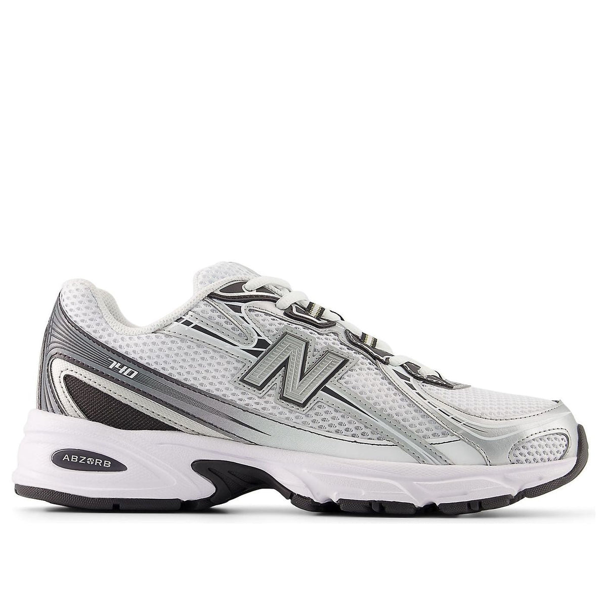 New Balance 740 White Metallic Silver Black