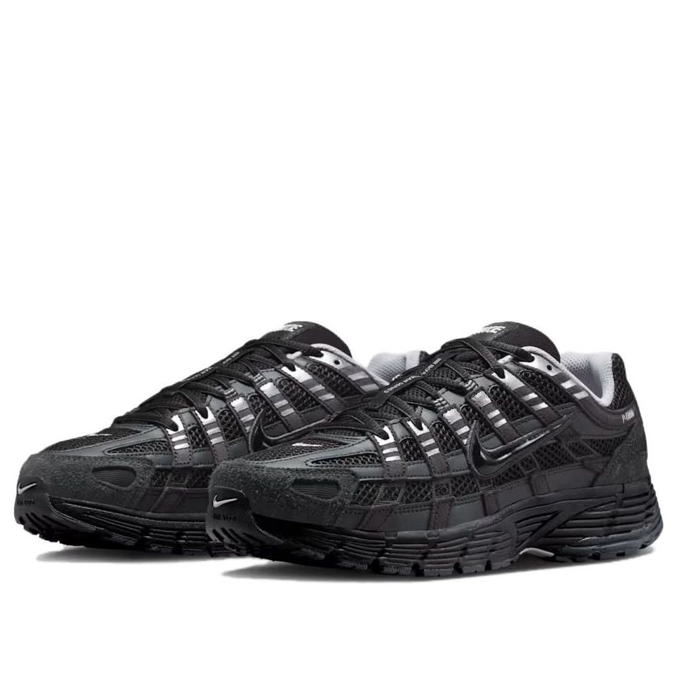 Nike P-6000 Suede Anthracite Metallic Silver