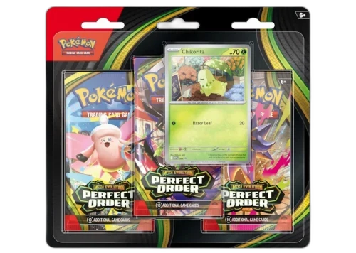 2026 Pokémon Mega Evolution Perfect Order Chikorita Blister Pack