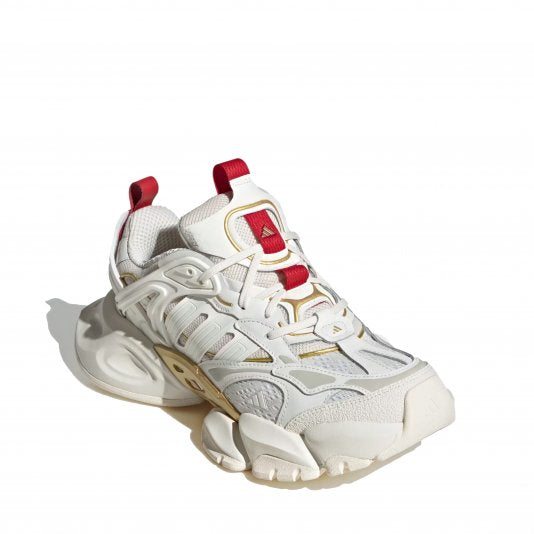 adidas XLG Runner Deluxe Off White Gold Metallic Red