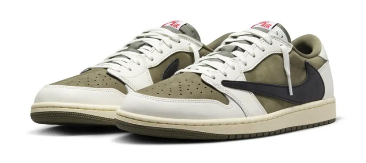 Jordan 1 Retro Low OG SP 'Travis Scott Medium Olive'