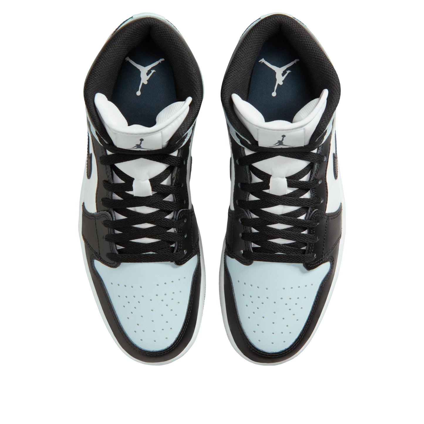 Jordan 1 Mid Black Aura Squadron Blue
