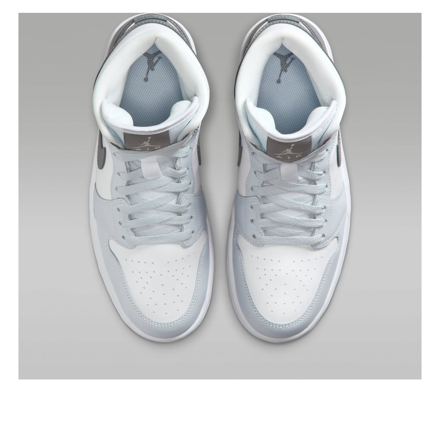Jordan 1 Mid White Smoke Grey