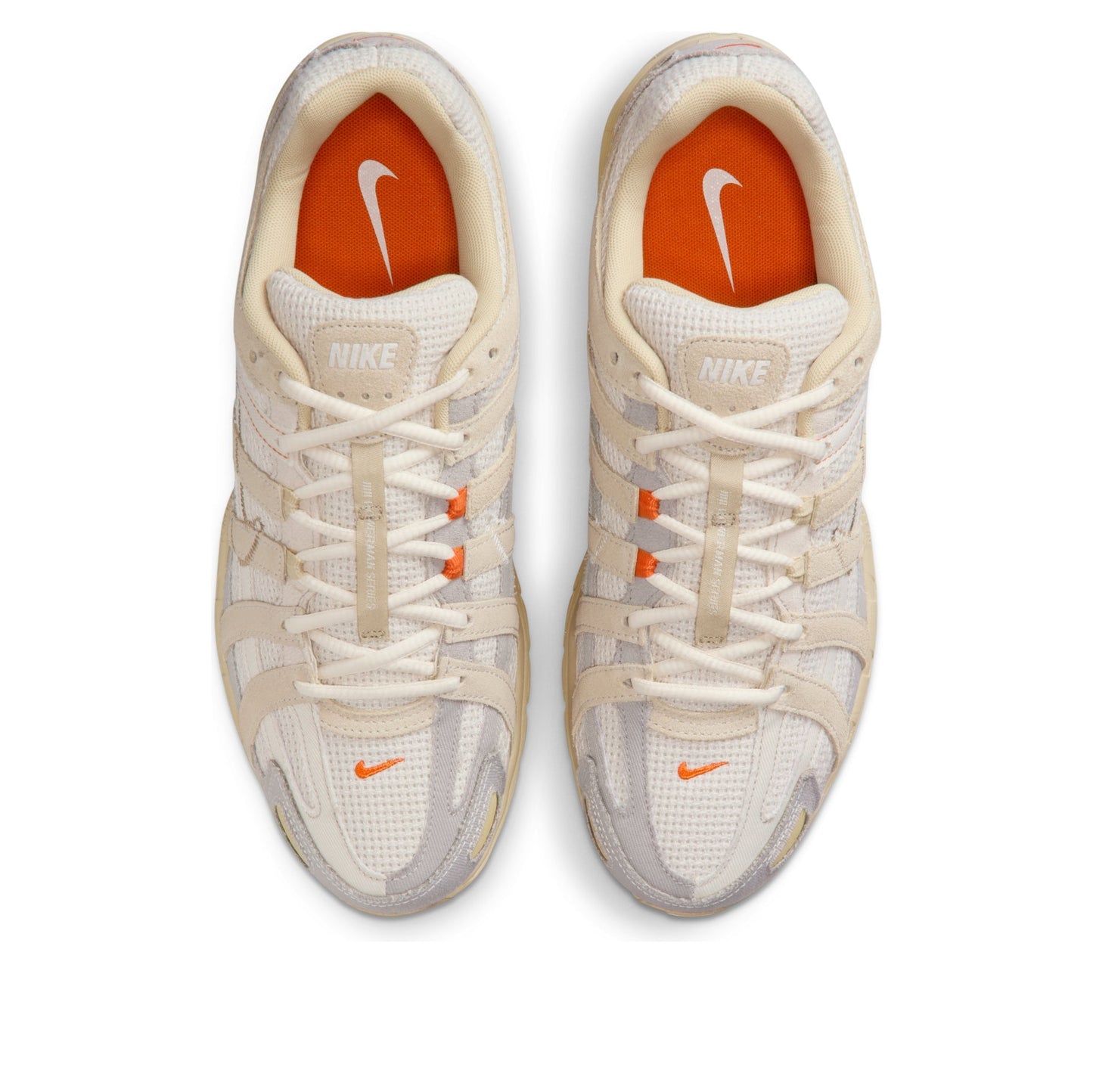 Nike P-6000 College Grey Khaki Safety Orange