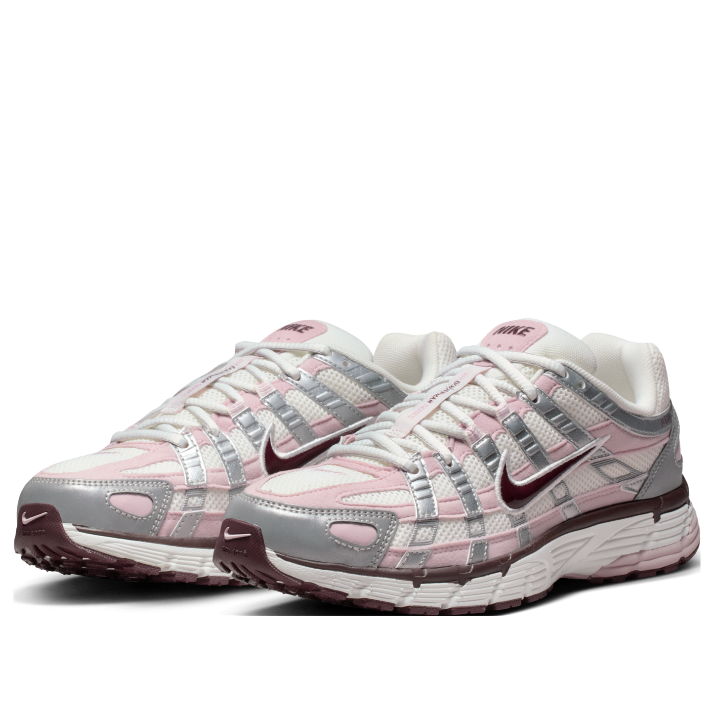 Nike P-6000 Silver Burgundy Plum Chalk