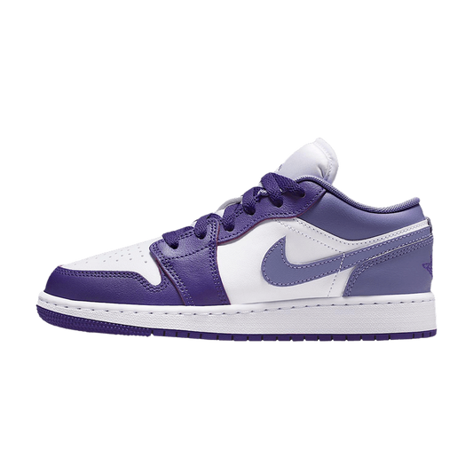Jordan 1 Low Court Purple White Dusty Amethyst (GS)