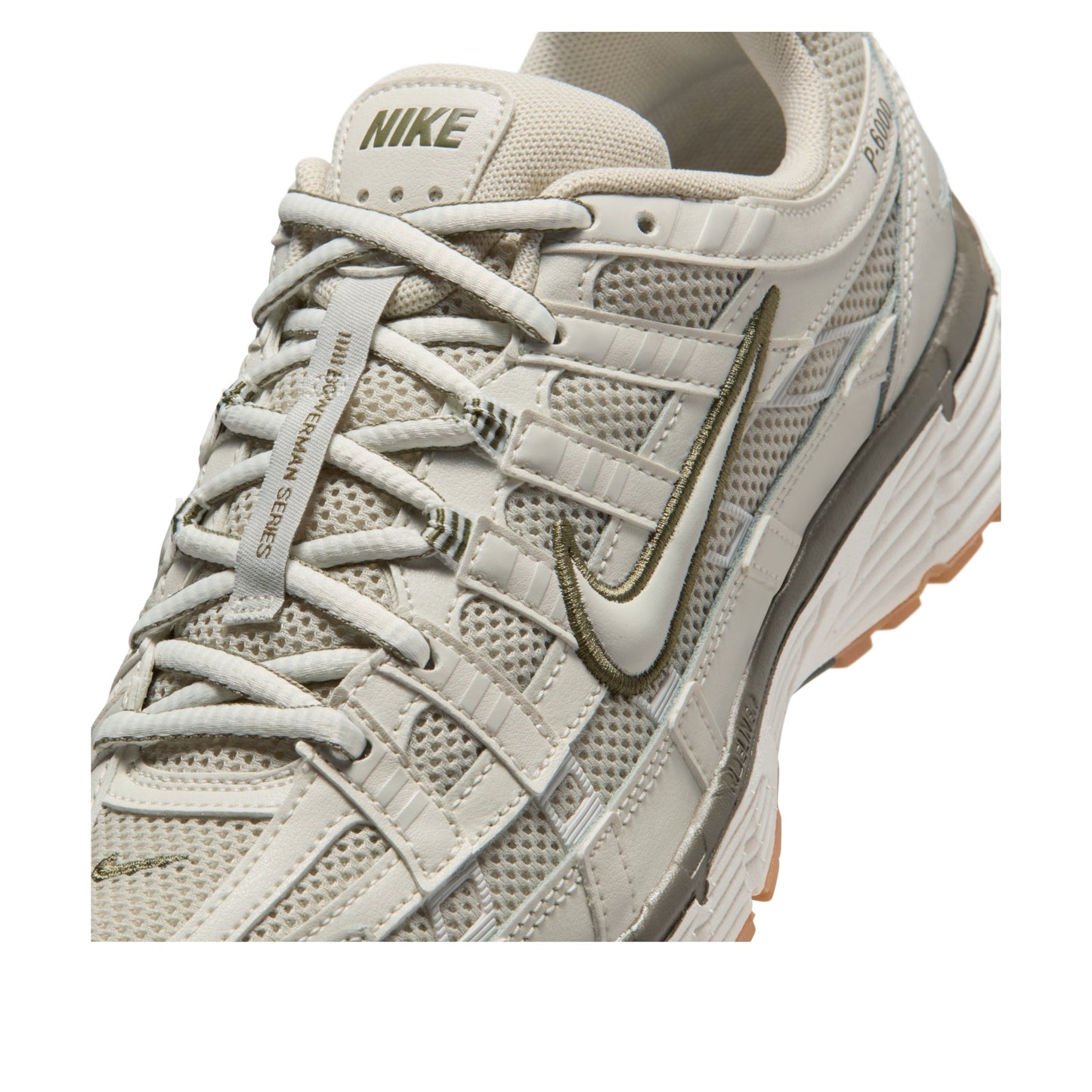 Nike P-6000 Light Bone Medium Olive Gum