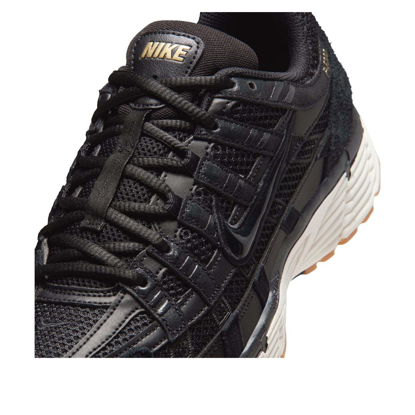 Nike P-6000 SE Black Metallic Gold Gum