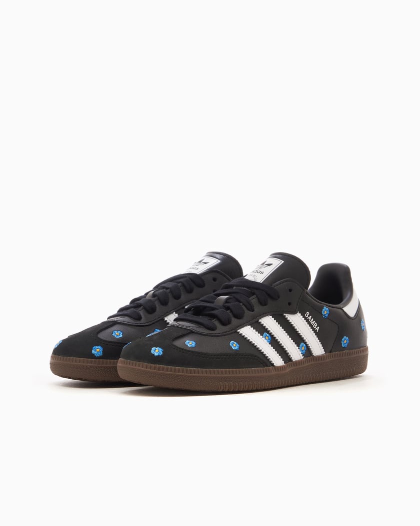 Adidas Samba Light Blue Floral Core Black