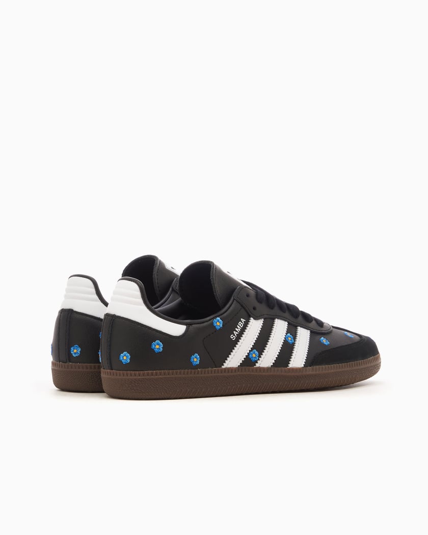 Adidas Samba Light Blue Floral Core Black