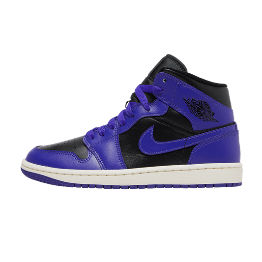 Jordan 1 Mid Purple Black