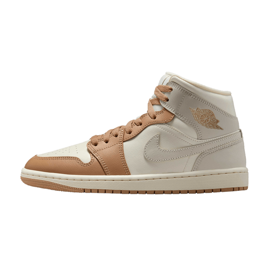 Jordan 1 Mid Tan Toe