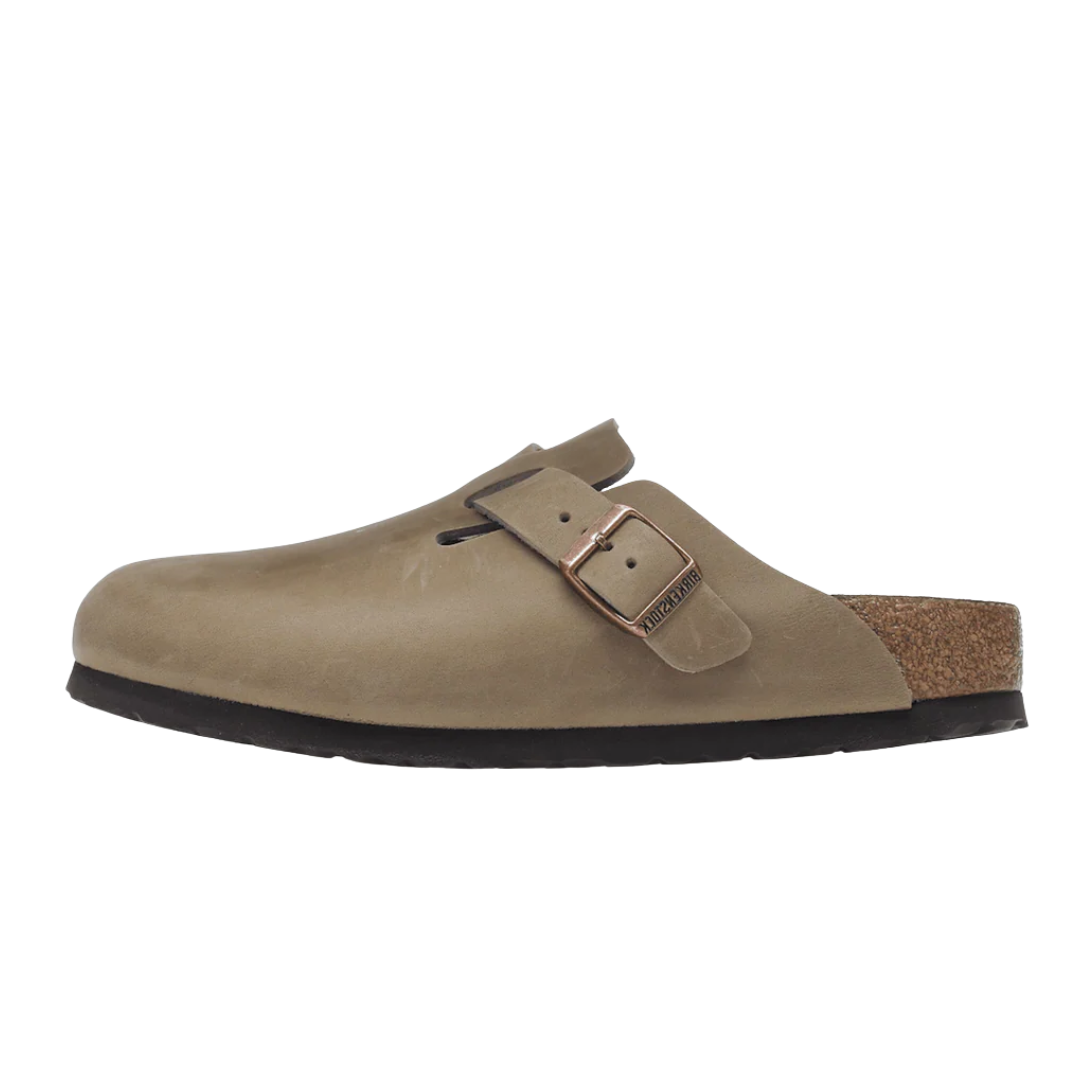 Birkenstock Boston Soft Footbed Oiled Leather Tobacco Brown