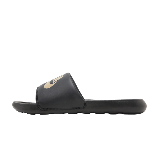 Nike Victori One Slide Black Metallic Gold