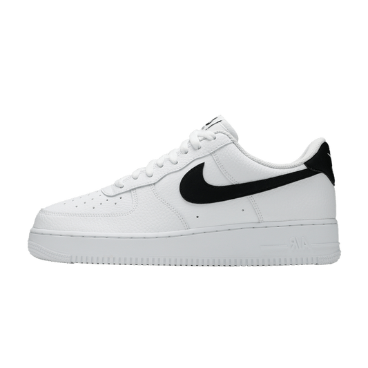 Nike Air Force 1 Low '07 White Black Pebbled Leather