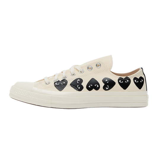 Converse Chuck Taylor All Star 70 Ox Comme des Garcons PLAY Multi-Heart Milk