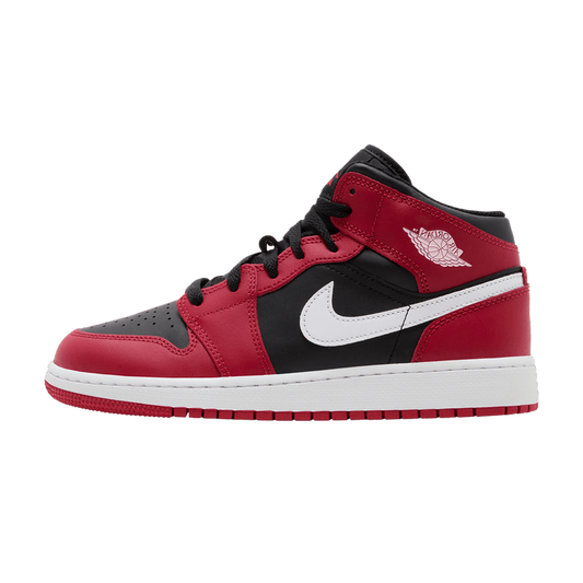 Jordan 1 Mid Gym Red Black White (GS)