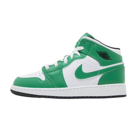 Jordan 1 Mid Lucky Green (GS)