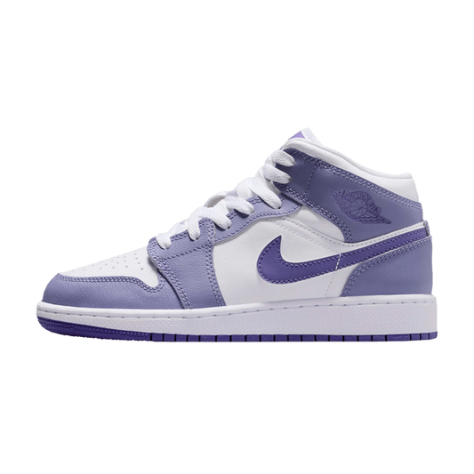 Jordan 1 Mid Dusty Amethyst White Court Purple (GS)