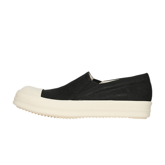 Rick Owens DRKSHDW Boat Slip On 'Black Milk'