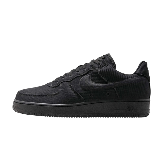 Nike Air Force 1 Low Triple Black Canvas