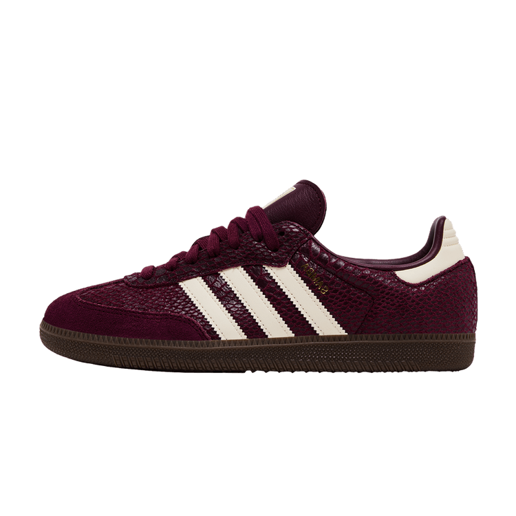 adidas Samba OG Snakeskin Maroon Cream White