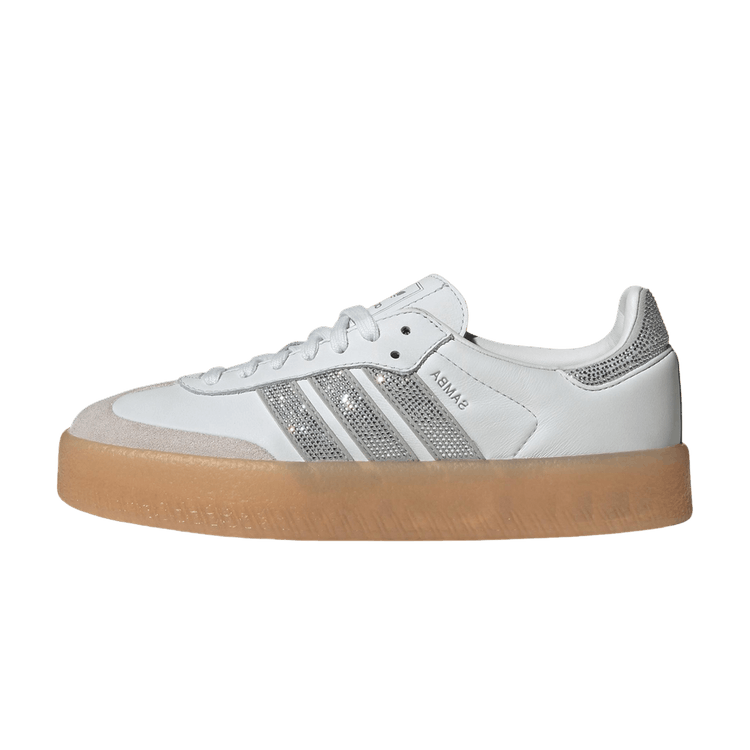 adidas Sambae Rhinestone Crystal White Silver