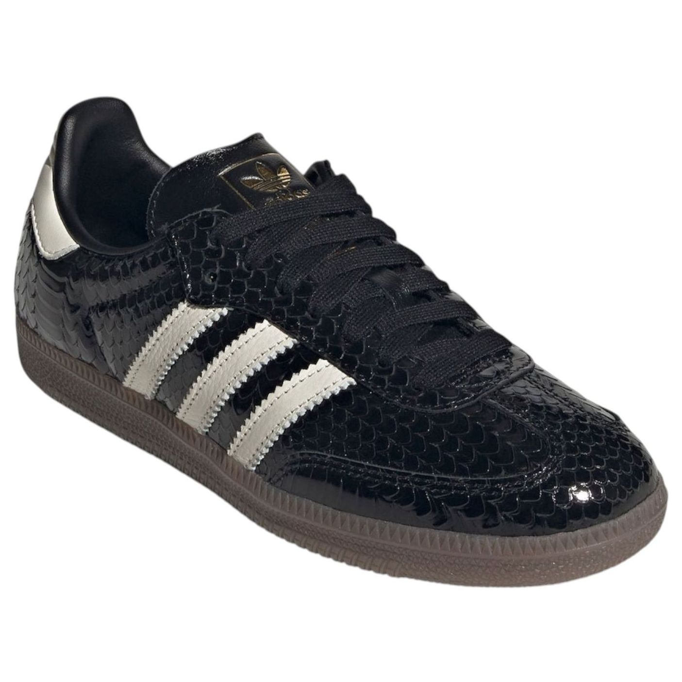 adidas Samba Patent Snakeskin Black Off White