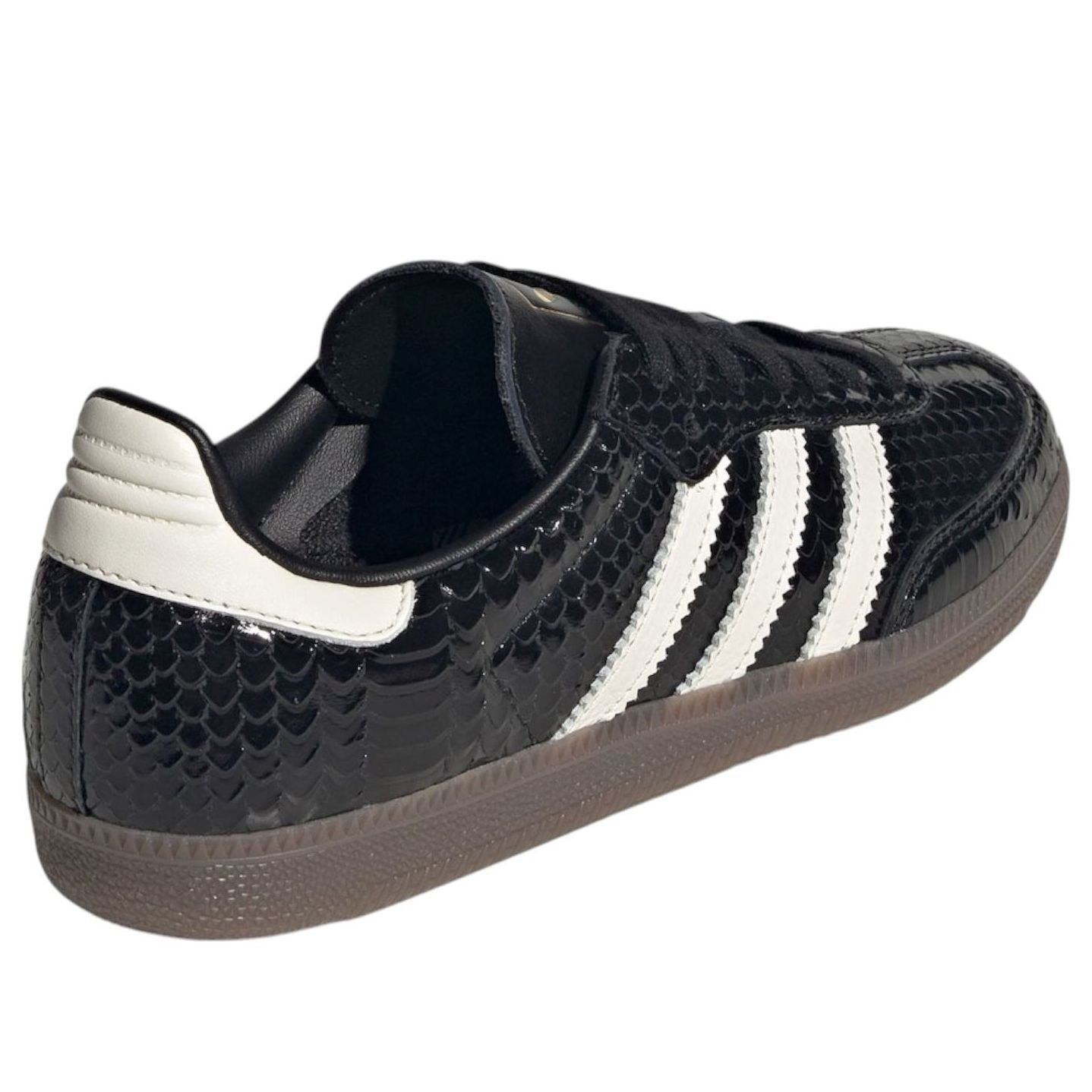 adidas Samba Patent Snakeskin Black Off White