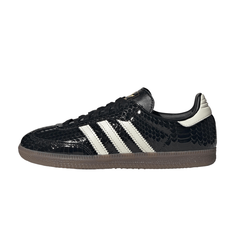 adidas Samba Patent Snakeskin Black Off White