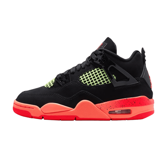 Jordan 4 Retro Black Infrared Barely Volt (GS)