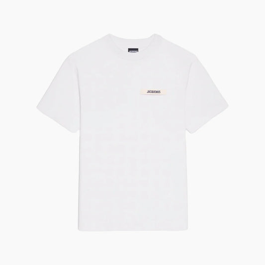 Jacquemus Le T-Shirt Gros Grain Blanc