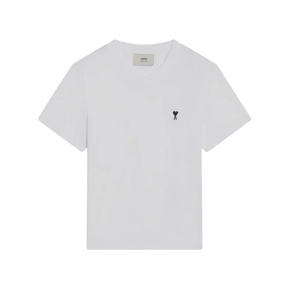 Ami Paris t-shirt blanc Ami de cœur noir