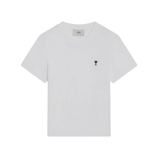 Ami Paris t-shirt blanc Ami de cœur noir