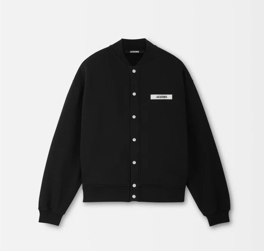 Jacquemus pull Le cardigan Gros Grain noir