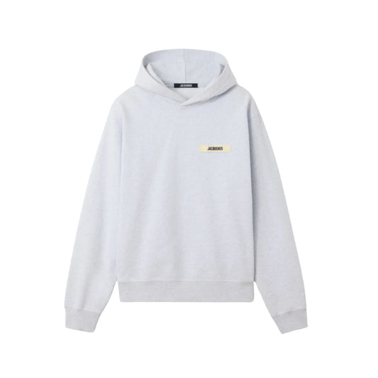 Jacquemus hoodie Gros Grain gris clair