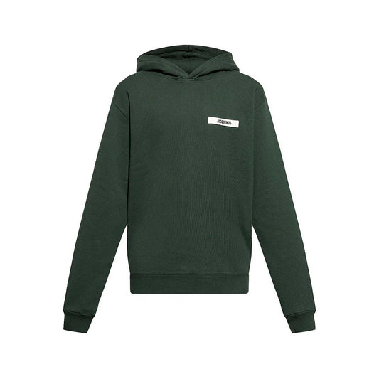 Jacquemus hoodie Gros Grain vert foncé