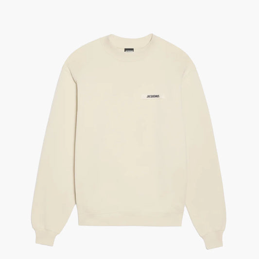 Jacquemus pull Le sweatshirt Gros Grain beige