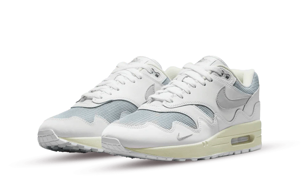 Nike Air Max 1 Patta Waves White Silver
