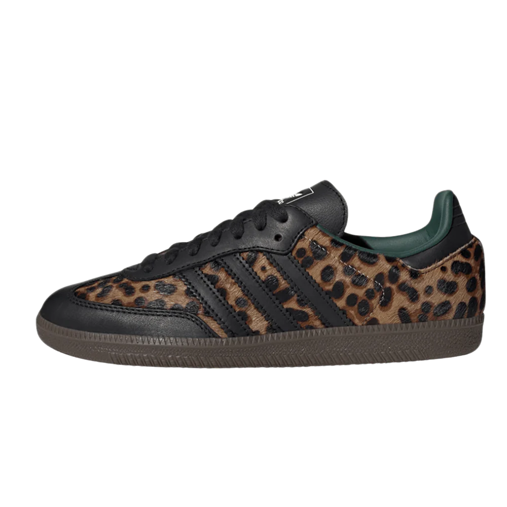 Adidas Samba OG Black Green Leopard