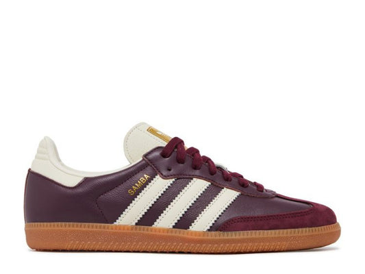 adidas Samba OG Maroon Gold Metallic (W)