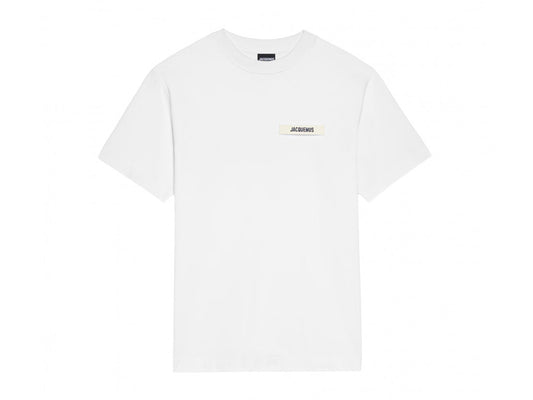 Jacquemus Le T-Shirt Gros Grain Blanc